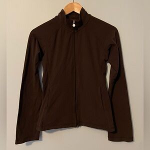 Beyond Yoga Brown Zip Up Sweater